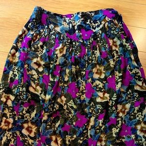 Vintage a-line skirt floral